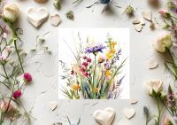 Wildflowers - Single Card or Bulk 10 Pack of Gift Cards