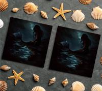 Mermaid Greeting Cards, Birthday, Invitations, Thank You Cards