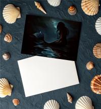 Mermaid Greeting Cards, Birthday, Invitations, Thank You Cards
