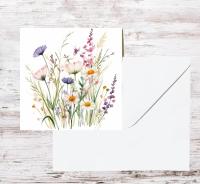 Wildflowers - Single Card or Bulk 10 Pack of Gift Cards