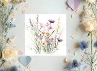 Wildflowers - Single Card or Bulk 10 Pack of Gift Cards