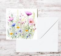 Wildflowers - Single Card or Bulk 10 Pack of Gift Cards