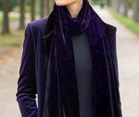 Velvet Scarf - Soft long Scarf, Multiple colors