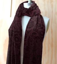 Velvet Scarf - Soft long Scarf, Multiple colors