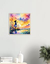 Floral Print - Framed or Unframed - Original Art - Print on Paper