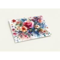 Flowers - Original Art Card - Single Card or Bulk 10 Pack of Gift Cards
