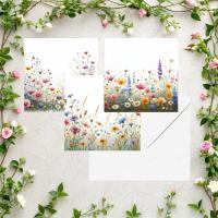 Set of Floral Gift Cards, 3 Designs, Bulk Pack of Cards