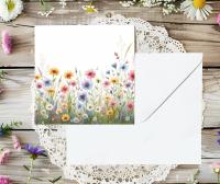 Set of Floral Gift Cards, 3 Designs, Bulk Pack of Cards