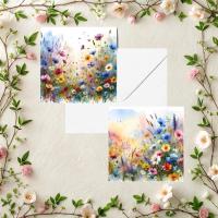Set of Floral Gift Cards, 3 Designs, Bulk Pack of Cards
