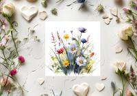 Wildflowers - Single Card or Bulk 10 Pack of Gift Cards