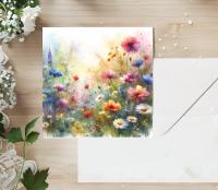 Wildflowers - Single Card or Bulk 10 Pack of Gift Cards