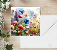 Wildflowers - Single Card or Bulk 10 Pack of Gift Cards