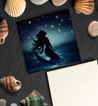 Mermaid Greeting Cards, Birthday, Invitations, Thank You Cards