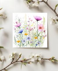 Wildflowers - Single Card or Bulk 10 Pack of Gift Cards
