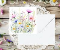 Wildflowers - Single Card or Bulk 10 Pack of Gift Cards