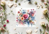 Set of Floral Gift Cards, 3 Designs, Bulk Pack of Cards
