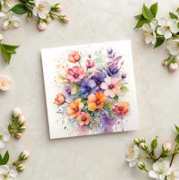 Set of Floral Gift Cards, 3 Designs, Bulk Pack of Cards