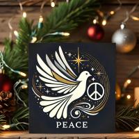 3 Pack, Dove of Peace, Holiday Greeting Cards, Bulk Pack of Cards