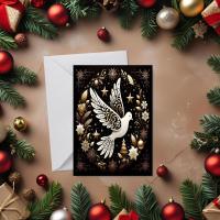 3 Pack, Dove of Peace, Holiday Greeting Cards, Bulk Pack of Cards