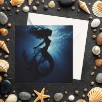 Mermaid Greeting Cards, Birthday, Invitations, Thank You Cards