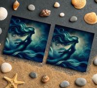 Mermaid Greeting Cards, Birthday, Invitations, Thank You Cards