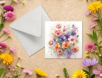 Set of Floral Gift Cards, 3 Designs, Bulk Pack of Cards