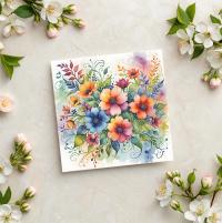 Set of Floral Gift Cards, 3 Designs, Bulk Pack of Cards