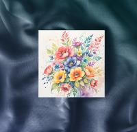 Set of Floral Gift Cards, 3 Designs, Bulk Pack of Cards