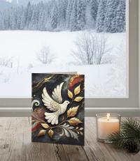 Dove of Peace - Christmas Card - Single or Bulk Pack of Christmas Greeting Cards