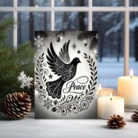 Dove of Peace, Set of 4 Designs, Christmas Cards, Holiday Bulk Pack of Cards