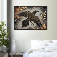 Raven Print - Framed or Unframed - Original Art - Print on Paper