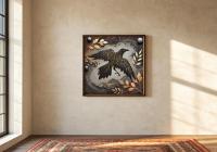 Raven Print - Framed or Unframed - Original Art - Print on Paper