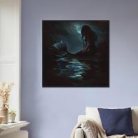 Mermaid Print - Framed or Unframed - Original Art - Print on Paper