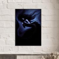 Mermaid Print - Framed or Unframed - Original Art - Print on Paper