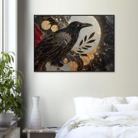 Raven Print - Framed or Unframed - Original Art - Print on Paper
