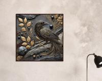 Raven Print - Framed or Unframed - Original Art - Print on Paper