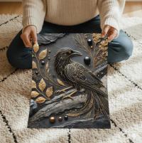 Raven Print - Framed or Unframed - Original Art - Print on Paper