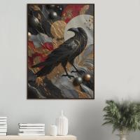 Raven, Original Art, Framed or Unframed Print on Paper