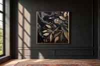 Raven, Original Art, Framed or Unframed Print on Paper