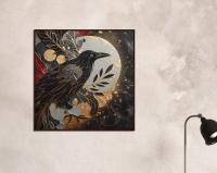 Raven Print - Framed or Unframed - Original Art - Print on Paper