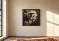 Raven Print - Framed or Unframed - Original Art - Print on Paper
