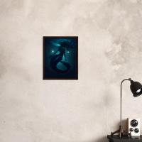 Mermaid Print - Framed or Unframed - Original Art - Print on Paper