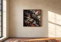 Raven Print - Framed or Unframed - Original Art - Print on Paper