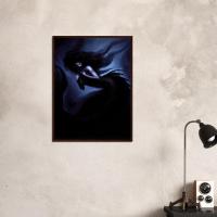 Mermaid Print - Framed or Unframed - Original Art - Print on Paper