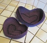 Rope Bowls,  Handmade Heart Shape Rope Bowls