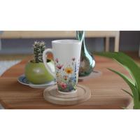 Latte 17oz Ceramic Mug - Coffee or Tea Cup, Extra Tall