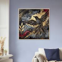 Raven Print - Framed or Unframed - Original Art - Print on Paper