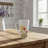 Latte 17oz Ceramic Mug - Coffee or Tea Cup, Extra Tall