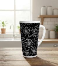 Latte 17oz Ceramic Mug - Coffee or Tea Cup, Extra Tall