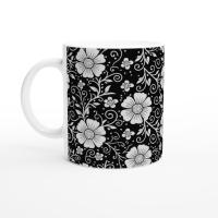 Floral Cups -  Large and Small Ceramic Mugs